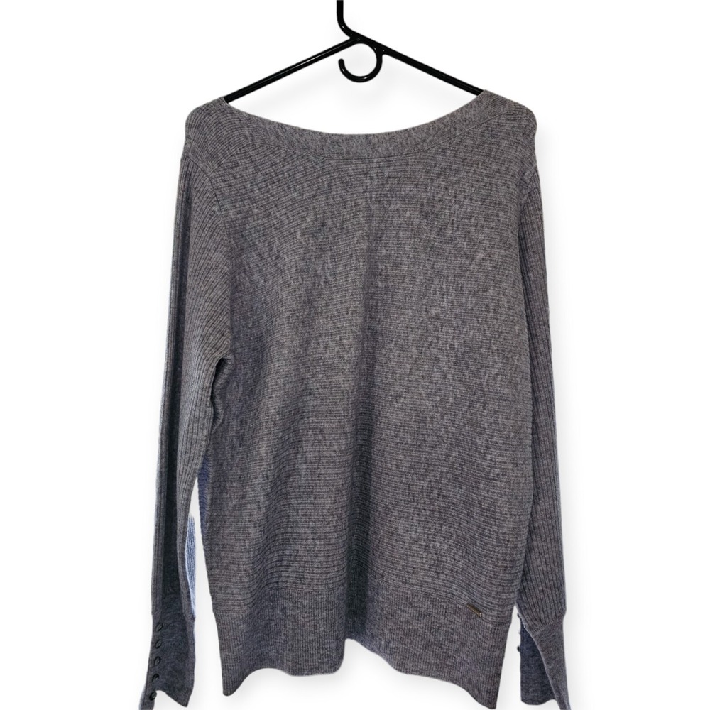 Tahari‎ Women's Pullover Sweater Size XL Lavender Combo 88% Polyester 12% Nylon